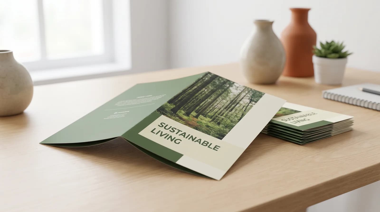 Brochure printing example